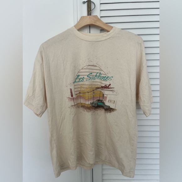 LES SUBLIMES “Motel” Vintage Retro Style Graphic T- shirt - Picture 7 of 7